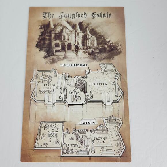 Crimes & Capers Lady Leona's Last Wishes Board Game 2021 Renegade Pre-Owned - Picture 10 of 11